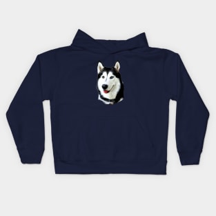 Siberian Husky Huskies are cute! Kids Hoodie